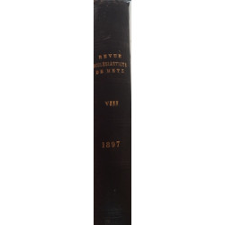 REVUE ECLESIASTIQUE DE METZ - Etudes de Théologie de droit...