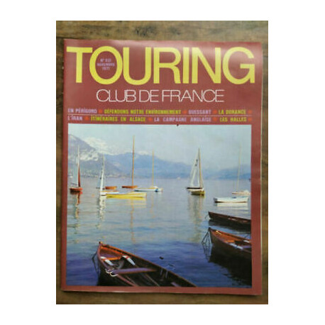 Touring club de France n831 Novembre 1971