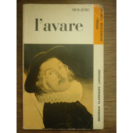 moliere L'AVARE Nouveaux Classiques Larousse