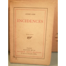incidences Editions de la Nouvelle revue française