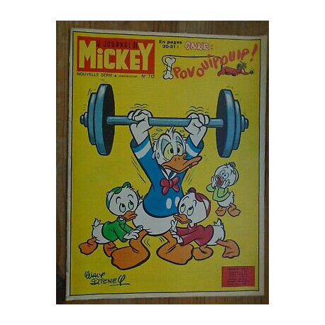 Le journal de Mickey hebdomadaire n 712