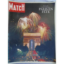 Magazine Paris Match - 804 - septembre 1964 - Paris en fête