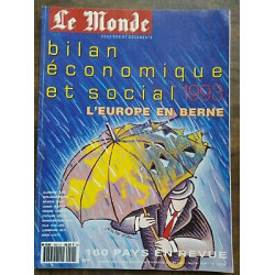 Le Monde Bilan économique et social 1993 l'Europe en Berne Janvier...