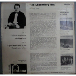 The Legendary Bix Beiderbecke (Bix And Tram)