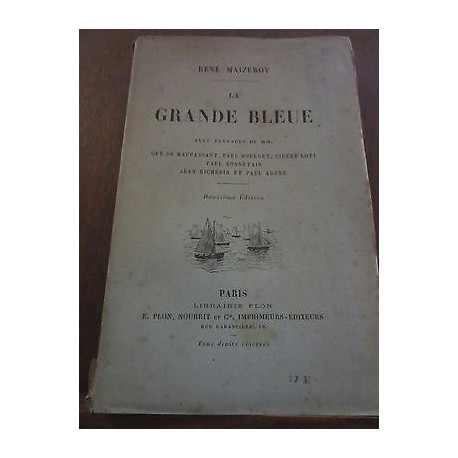 René mazeroy la grande bleue