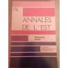 Annales de l'Est 5e série 40e année N°3/1988 Bibliographie...