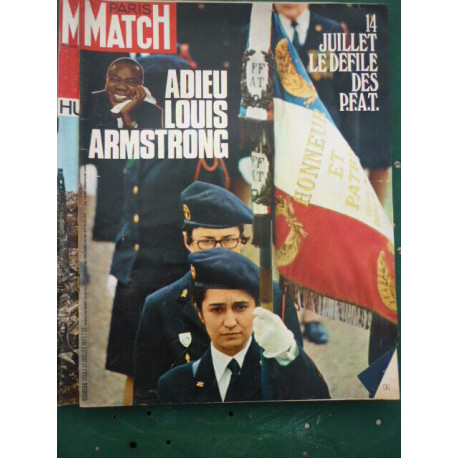 PARIS MATCH n1158 17 JUILLET 1971 ARMSTRONG