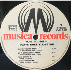 Plays Duke Ellington