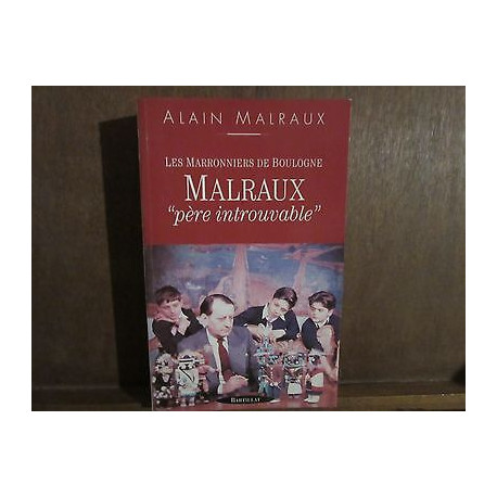 Alain malraux Mes marronniers de Boulogne