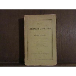 Etudes de littérature et d'histoire