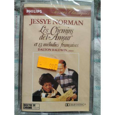 Jessye Norman Les chemins de l'amour Cassette Audio-K7 NEUVE SOUS...