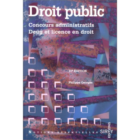 DROIT PUBLIC. 11ème édition DROIT PUBLIC. 11ème édition