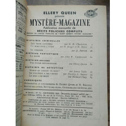 Ellery Queen Mystère Magazine n71 Décembre 1953