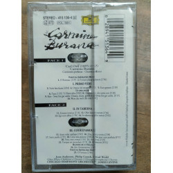 Carmina Burana Cassette Audio-K7 NEUVE SOUS BLISTER