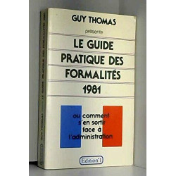 Le Guide pratique des formalités [Broché] by Thomas Guy Gilles Maurice