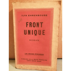 Front unique Les grands étrangers Librairie Revue française