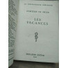 Comtesse de Ségur Les Vacances Librairie gründ