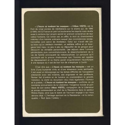 L'heure où tombent les masques ENVOI AUTOGRAPHE