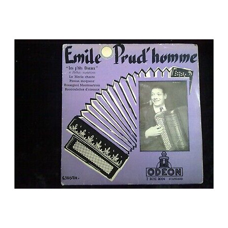 Emile Prud'homme les p'tits ruisseaux 4 polkas-variations 45t... Emile Prud'homme les p'tits ruisseaux 4 polkas-variations 45t...