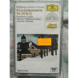 mozart Klavierkonzerte nr 20 21 Claudio abbado Cassette audio-k7 NEUVE