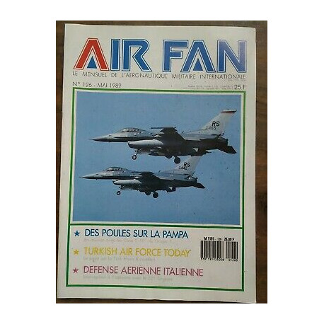 Air Fan Le Mensuel de L'aeronautique Militaire Nº 126 Mai 1989