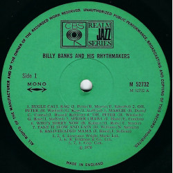 Billy Banks And His Rhythmakers