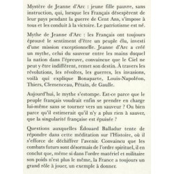 JEANNE D'ARC et LA france Le Mythe du sauveur