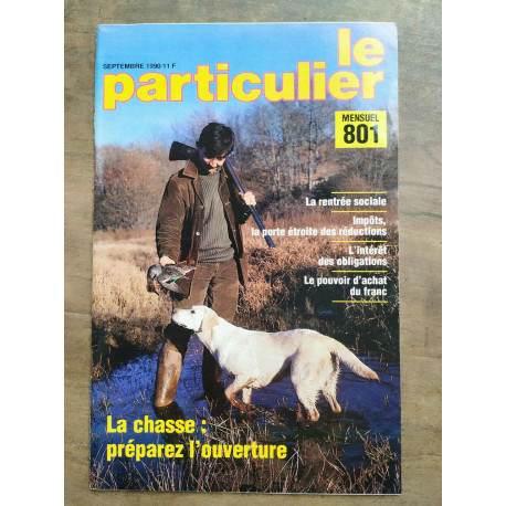 Le Particulier Mensuel n801 Septembre 1990