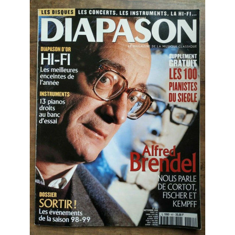 diapason Le Magazine de la Musique Classique Nº451 Septembre 1998