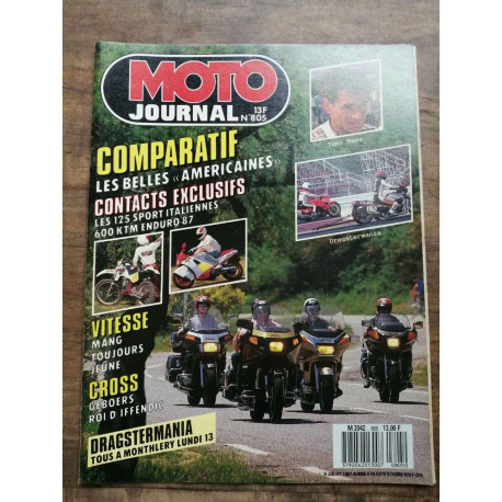 Moto Journal Nº 805 9 Juillet 1987