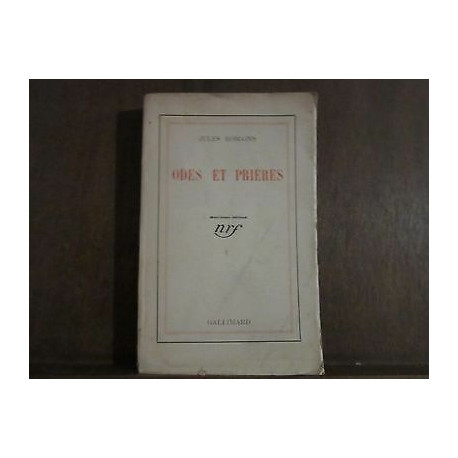 ODES ET PRIERES