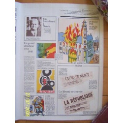 Journal Hors commerce n11989 Centenaire de L'EST REPUBLICAIN 1889 1989