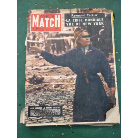 PARIS MATCH n397 du 1711 LA CRISE MONDIALE VUE DE NEW york LA HONGRIE
