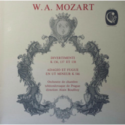 Divertimenti K 136 137 Et 138 / Adagio Et Fugue En Ut Mineur K 546