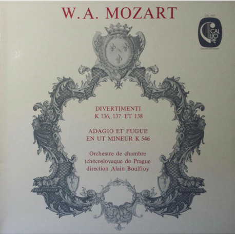 Divertimenti K 136 137 Et 138 / Adagio Et Fugue En Ut Mineur K 546