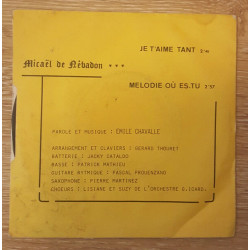 Je t'aime tant/Melodie ou es-tu