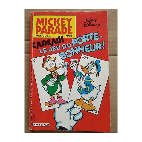 Mickey Parade Nº 67 Le jeu du porte bonheur 1985
