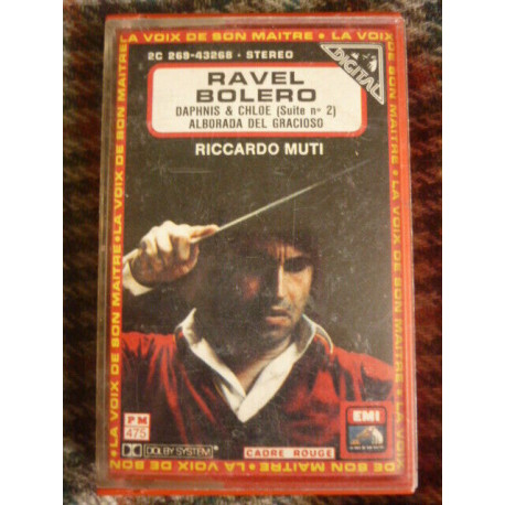 RAVEL Boléro DaphnisChloé...-R. MUTI Cassette Audio-K7 EMI 2C 269... RAVEL Boléro DaphnisChloé...-R. MUTI Cassette Audio-K7 EMI 2C 269...