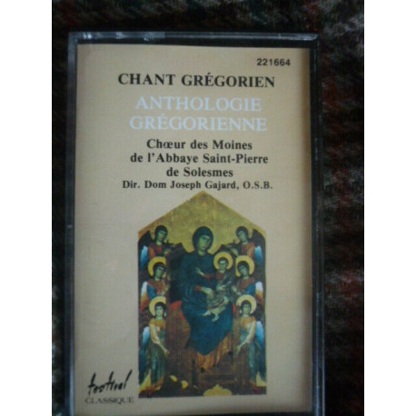 CHANT gregorien ANTHOLOGIE gregorienne Cassette audio k7 FESTIVAL... CHANT gregorien ANTHOLOGIE gregorienne Cassette audio k7 FESTIVAL...