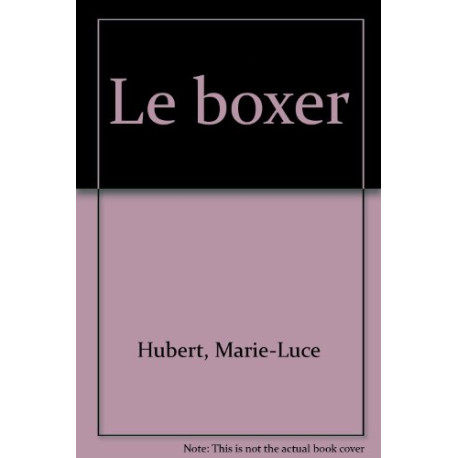 Le boxer Le boxer