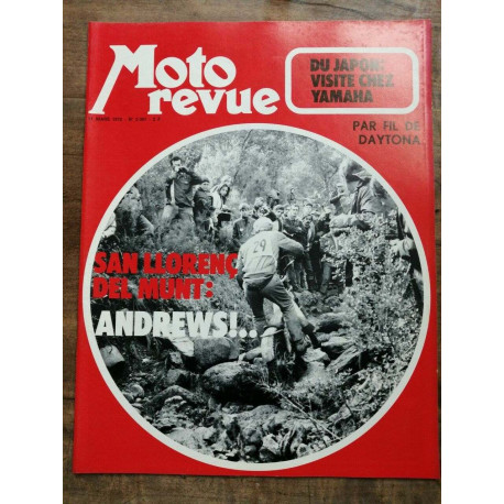 Moto Revue Nº 2067 11 Mars 1972