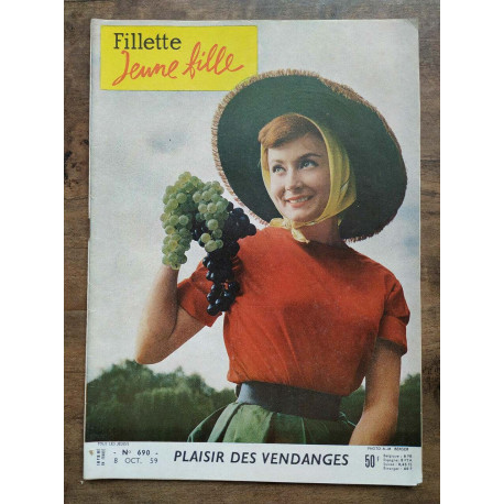 Fillette jeune fille n690 8 Octobre 1959