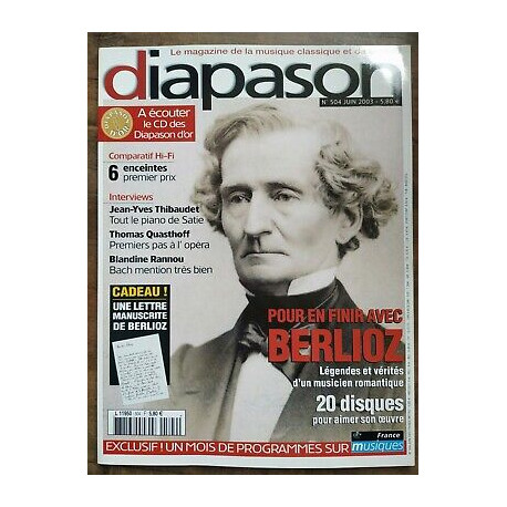 diapason Le Magazine de la Musique Classique et de la Hifi Nº504... diapason Le Magazine de la Musique Classique et de la Hifi Nº504...