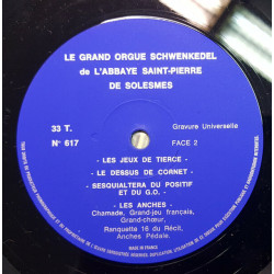 Le Grand Orgue de Solesmes Sa Composition Ses Jeux