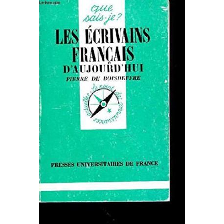 Les Ecrivains Francais Les Ecrivains Francais