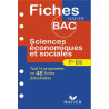 Fiches Bac sciences économiques et sociales terminale ES
