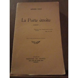 André gide La Porte étroite Mercure de France