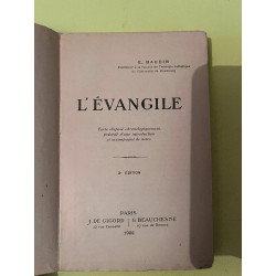 e baudin l'evangile j g Beauchesne
