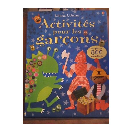 Activités pour les garçons avec plus de 800 autocollants