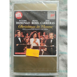 Domingo Ross Carreras Christmas in Vienna Cassette Audio NEUVE...